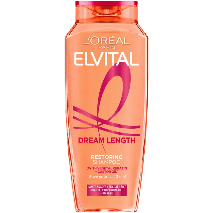 L'Oréal Paris Elvital Dream Length Restoring shampoo pitkille, vaurioituneille hiuksille 250ml