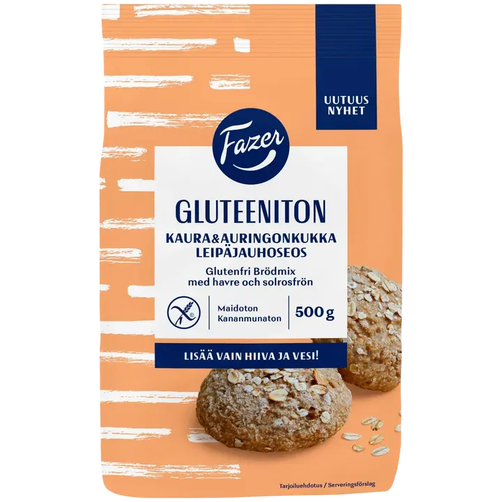 Kaera&päevalilleseemne leivajahu segu  gluteenivaba 500g