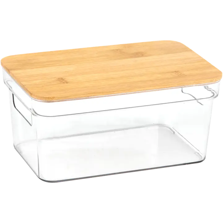 Säilituskast puitkaanega 4 l