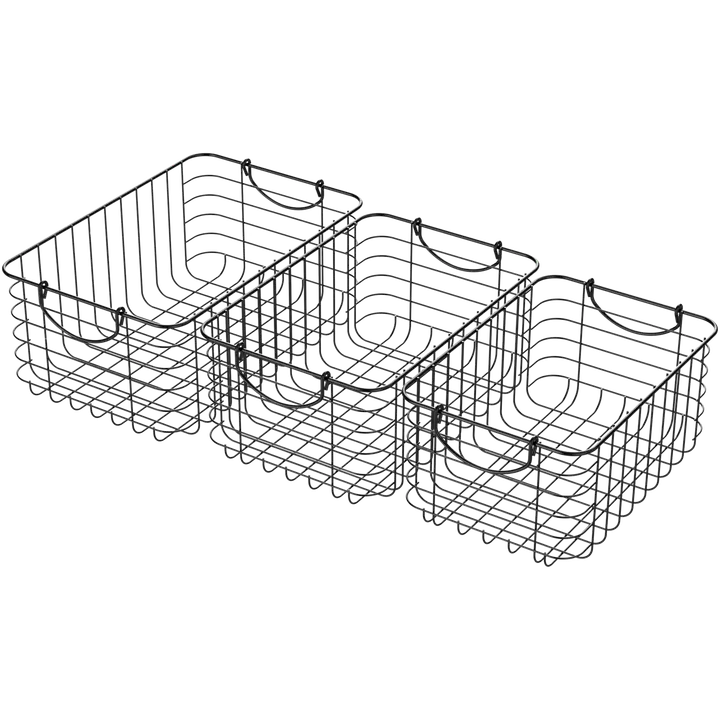 Sisustuskorv metallist 3 tk