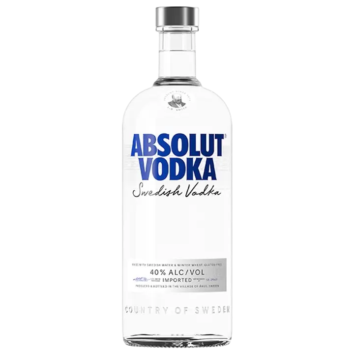 Absolut vodka 40%vol 1L