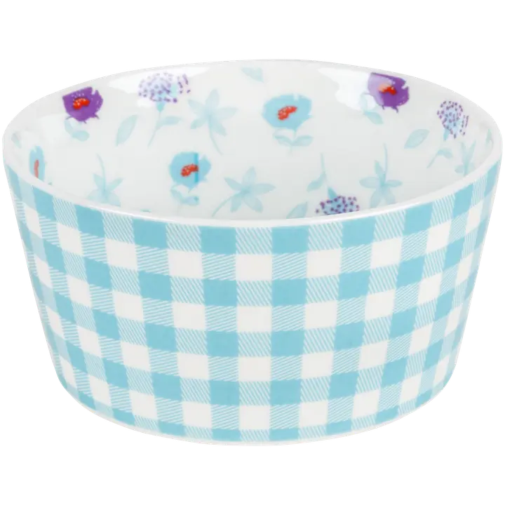 Kauss Ruutu 12 cm sinine