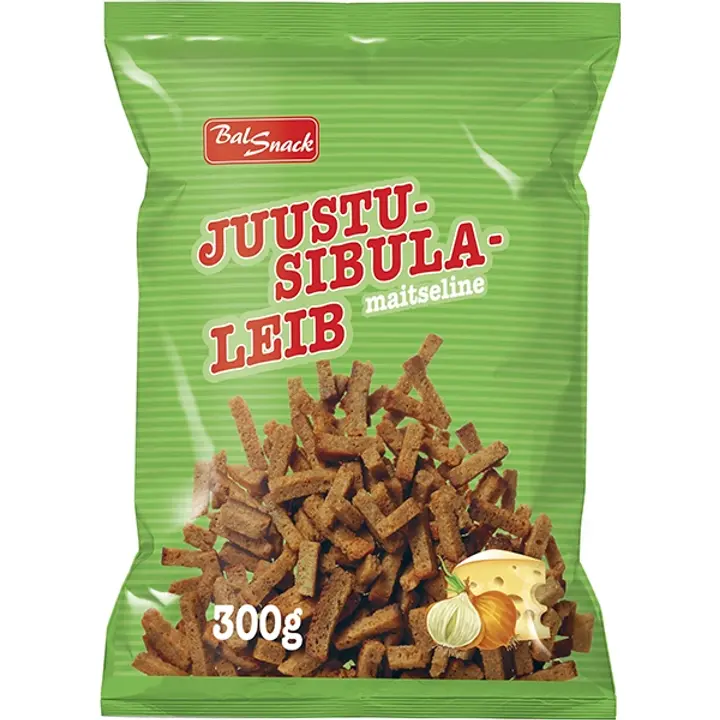 Balsnack juustu-sibulamaitseline leib 300g