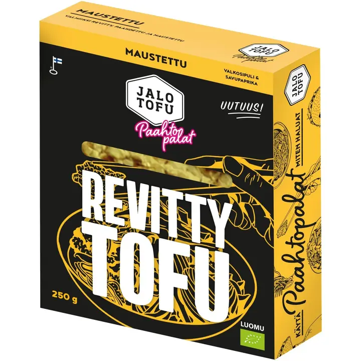 Jalotofu Paahtopalat maustettu revitty tofu 250g luomu