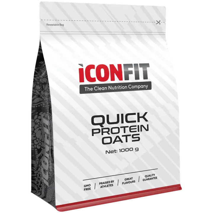 ICONFIT Quick Protein Oats kiirpuder Õun-Kaneel 1kg