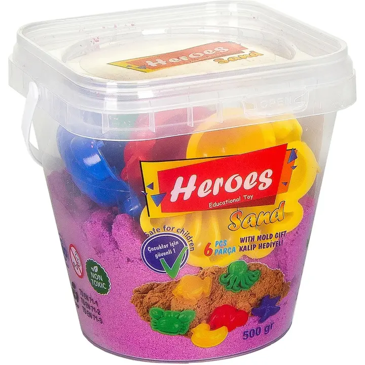 Heroes Taikahiekkaämpäri 0,5 kg ja muotit