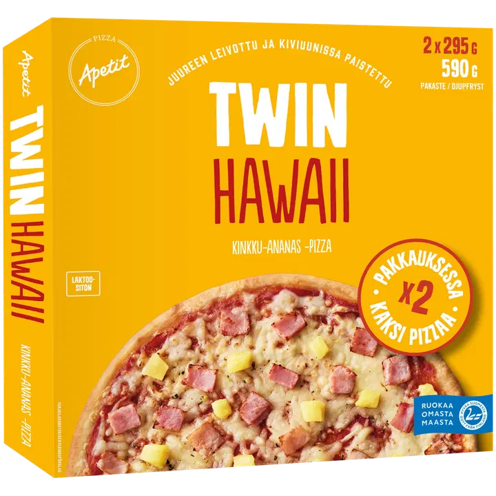 Apetit Twin Hawaii pizza pakaste 2x295g