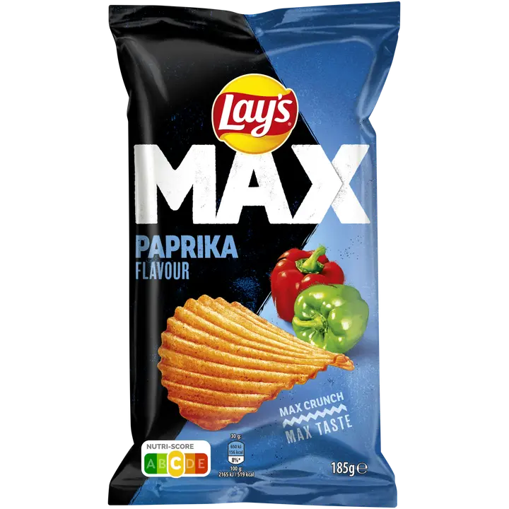 Lay's MAX Paprika perunalastut 185g