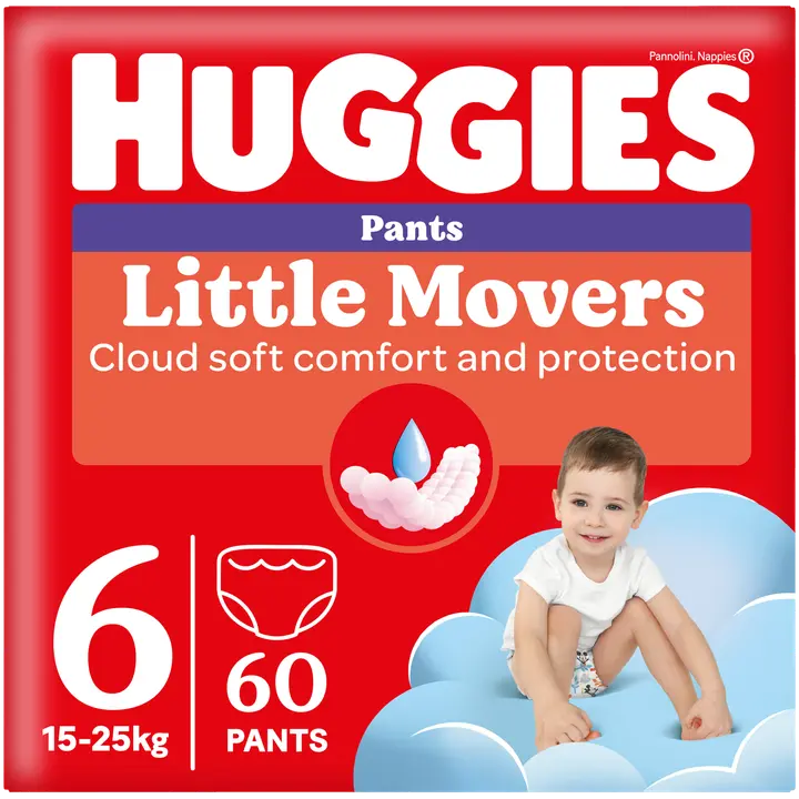 Huggies püksmähkmed Pants 6 Box Boy 15-25kg 60tk
