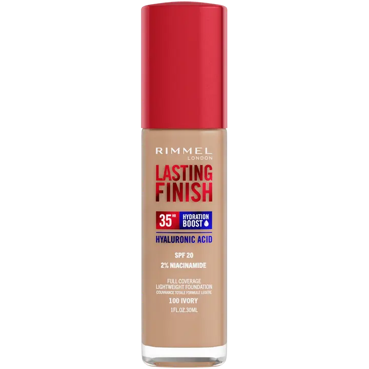 Rimmel London Lasting Finish 35H Foundation meikkivoide 30ml, 100 Ivory
