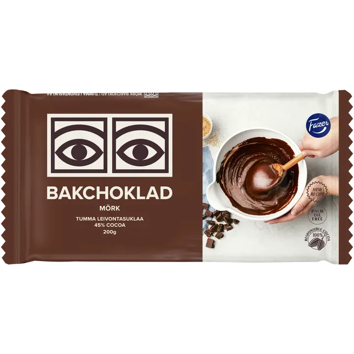 Fazer Ögon tume küpsetusšokolaad 200g