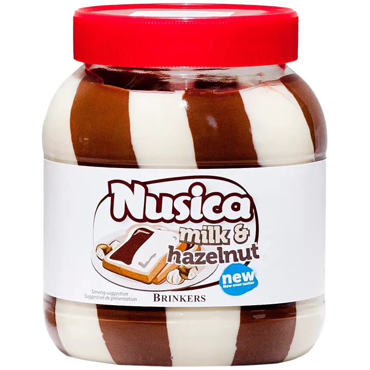 Nusica duo piima-metspähklikreem, 750g