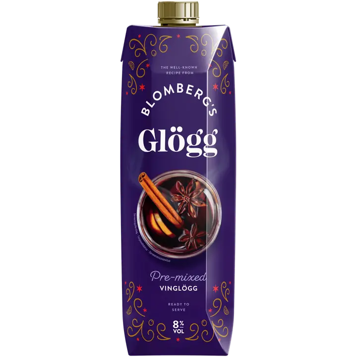 Blomberg´s Original Glögg 8 vol-% 1L tetra