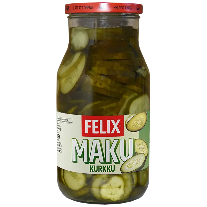 Felix Maku viipaloituja kurkkuja mausteliemessä 1200/690g