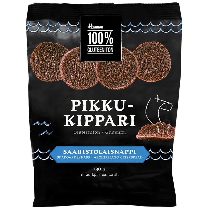 Hannun 100% Gluteeniton Pikku-Kippari Saaristolaisnappi 130g