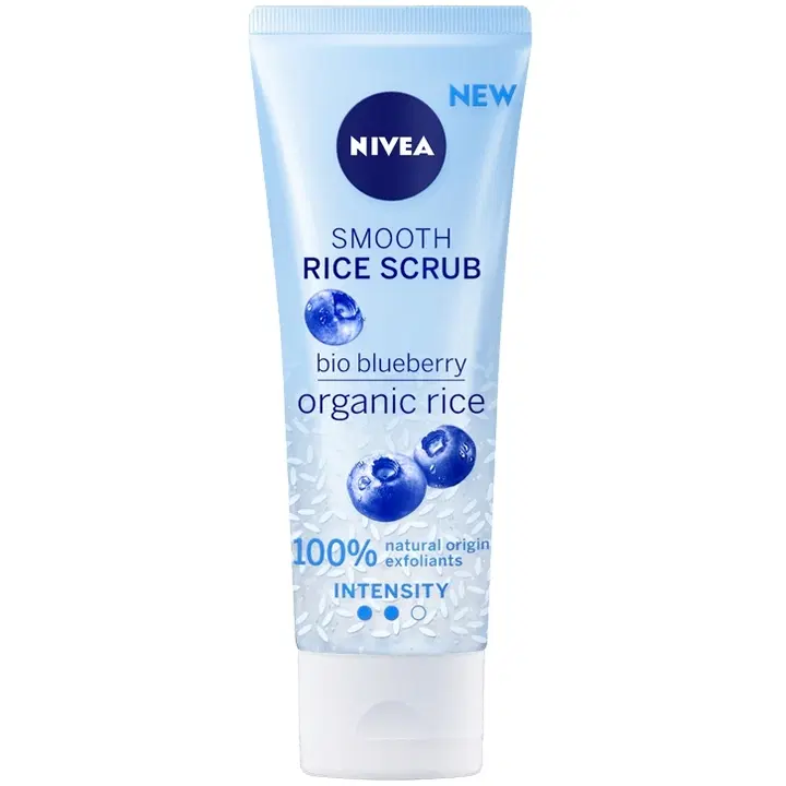 NIVEA 75ml Smooth Rice Scrub -kuorintavoide normaalille iholle