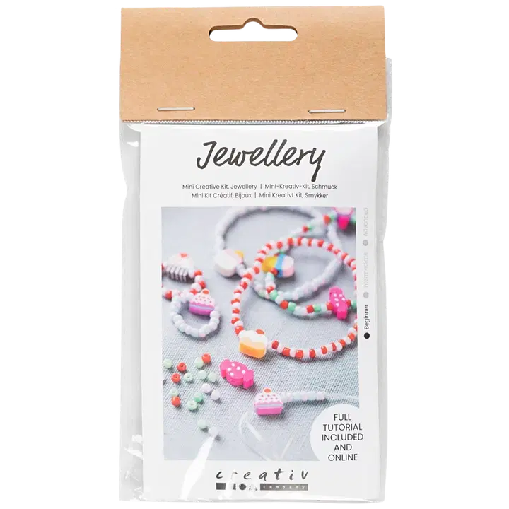 Askartelusetti Mini Koruaskartelu, joustava rannekoru ja sormus, 1 pkk