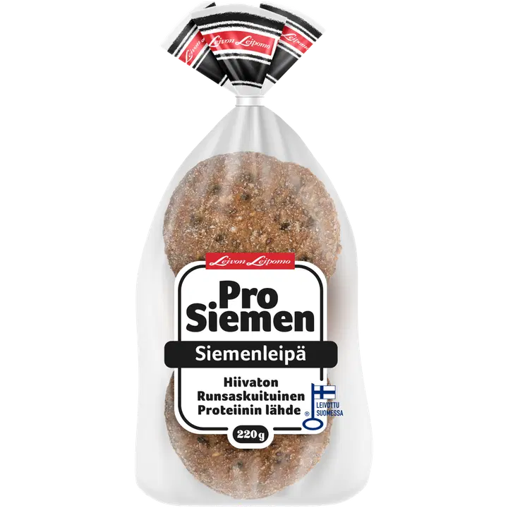 Leivon Leipomo ProSiemen 220g siemenpalaleipä