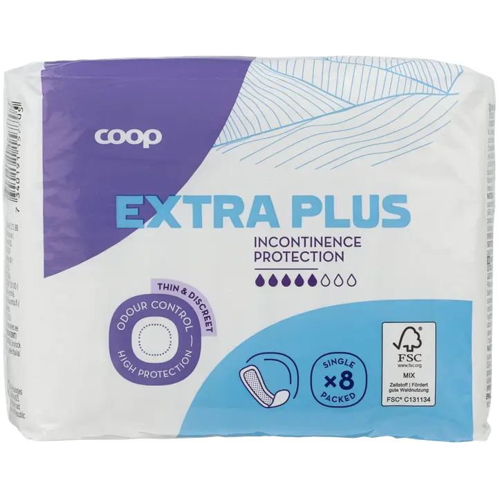 Coop inkontinenssisuoja extra plus 8 kpl