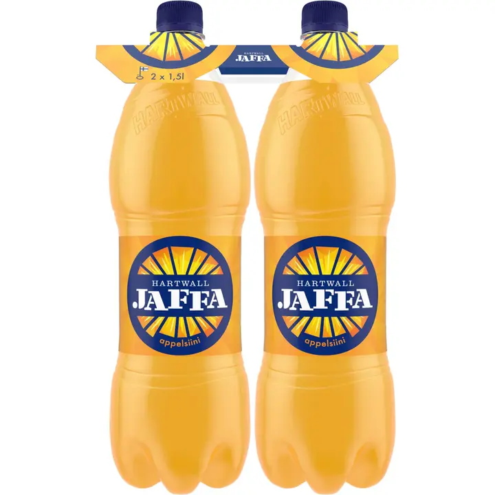2 x Hartwall Jaffa Appelsiini virvoitusjuoma 1,5 l