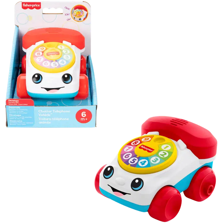 Fisher-Price classic minipuhelin-ajoneuvo