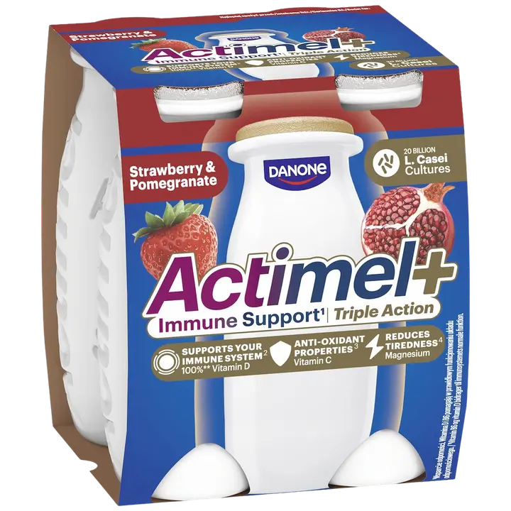 Actimel jogurtijook maasika-granaatõuna 4x100g