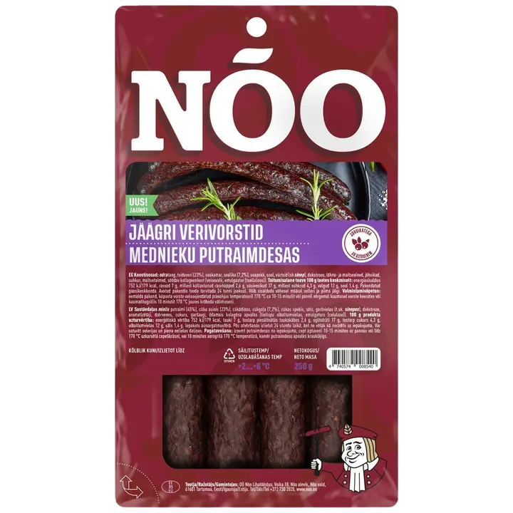 Nõo Jäägri Verivorstid 250 G