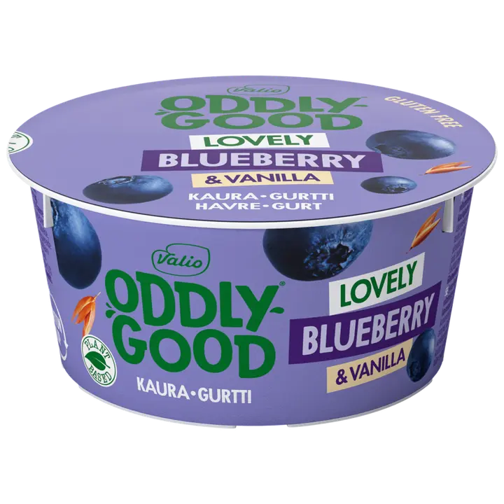 Valio Oddlygood® kaurapohjainen gurtti 150 g mustikka-vanilja