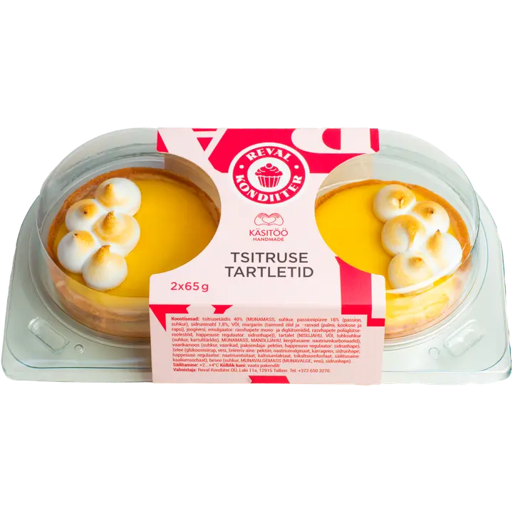 Reval Kondiiter Tsitruse Tartaletid 140 G