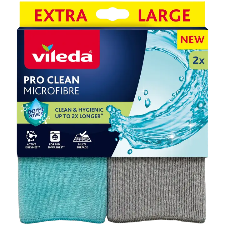 Vileda Pro Clean mikrokuituliina XL 2 kpl