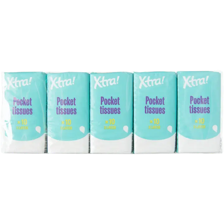 Xtra nenäliina 10x10 kpl