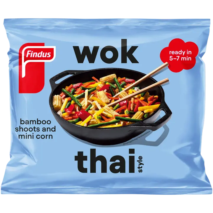 Findus Wok Thai Style 450g, pakaste