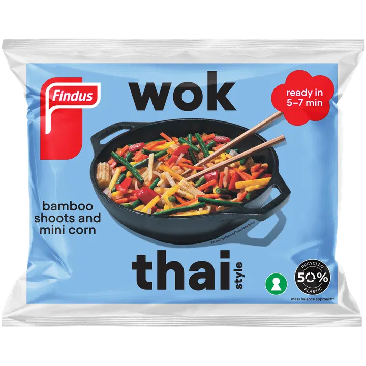 Findus Wok Thai Style 450g, pakaste