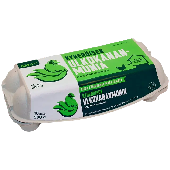 GM vapaa ulkokananmuna M10