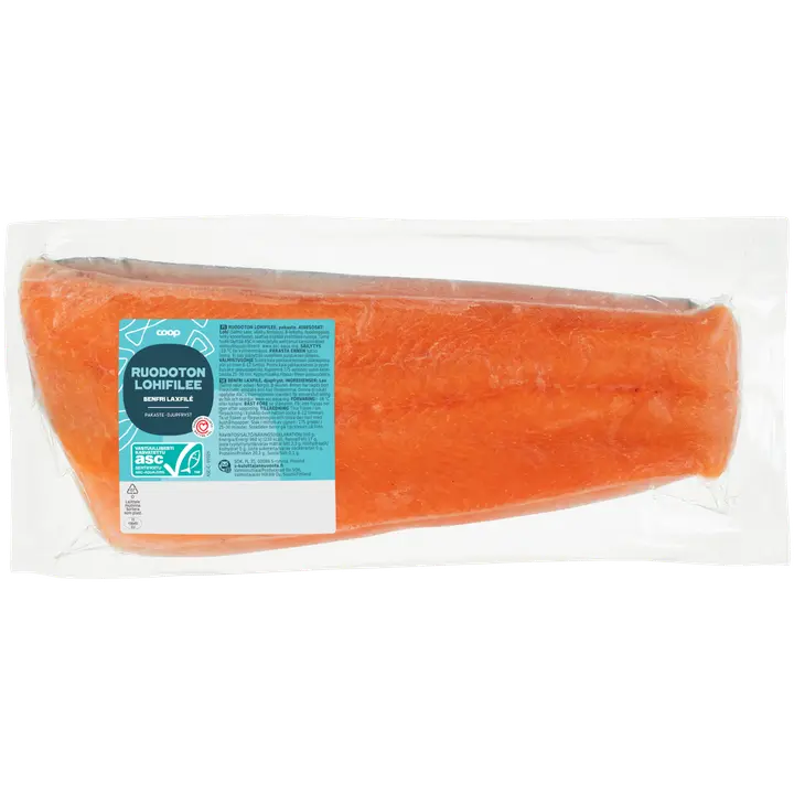 Coop lohifilee ASC B-leikkuu ruodoton n. 800-1100 g pakaste