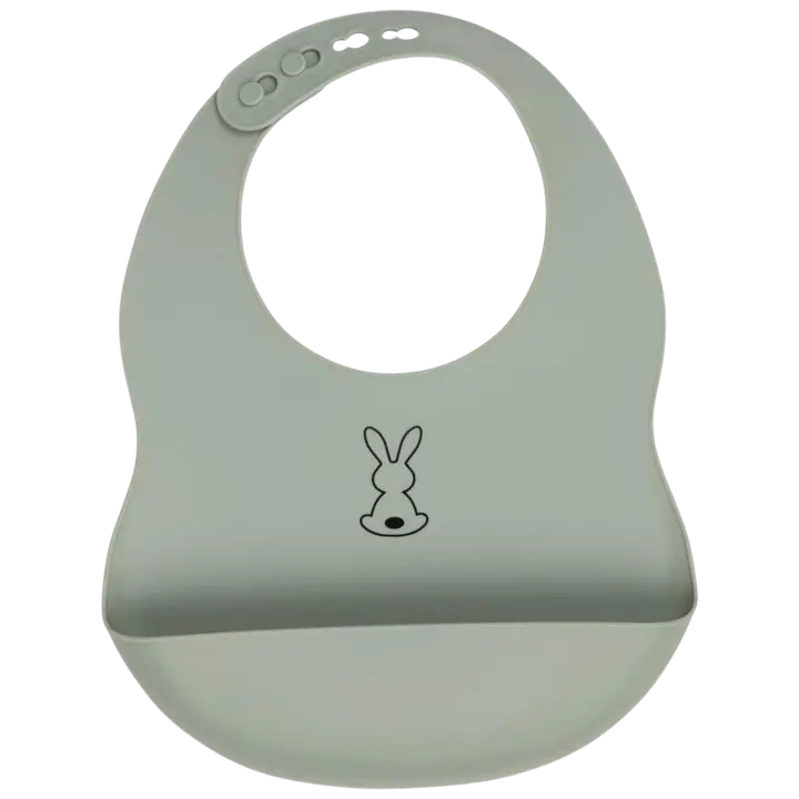 Nattou silikoni ruokalappu, vihreä