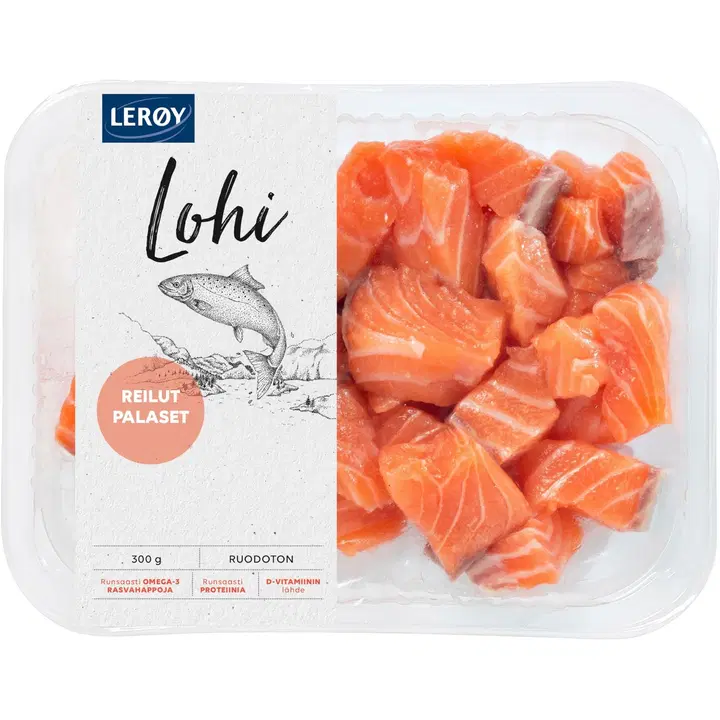 Lerøy 300g reilut lohipalaset
