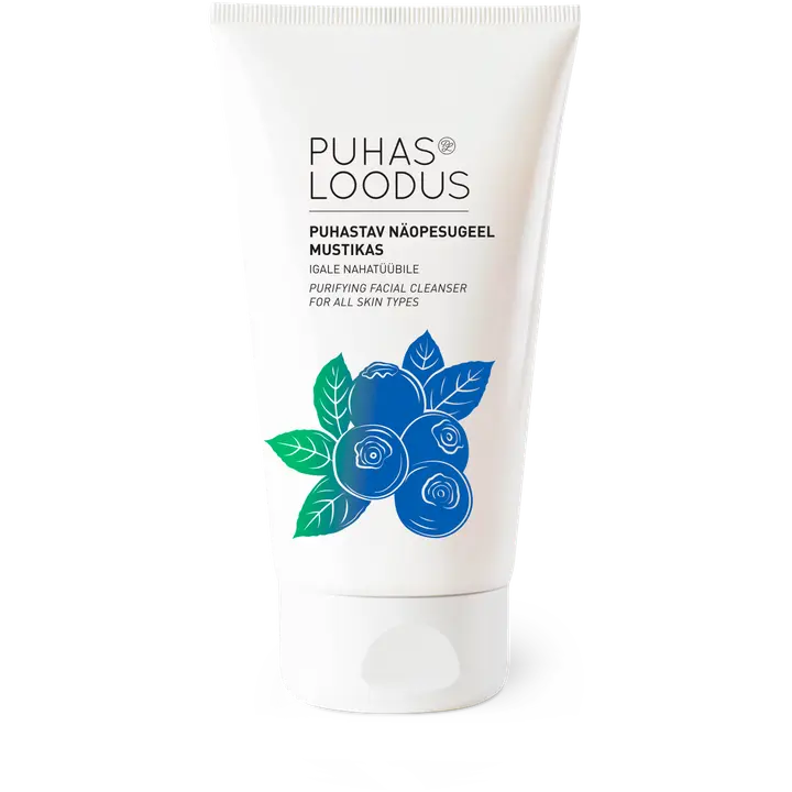 Puhas Loodus näopesugeel mustika 150ml puhastav