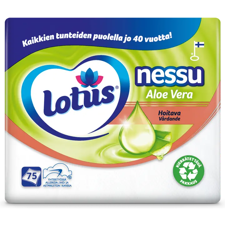 LOTUS Nessu Aloe Vera nenäliina