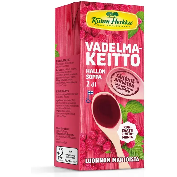 Riitan Herkku Vadelmakeitto 2 dl
