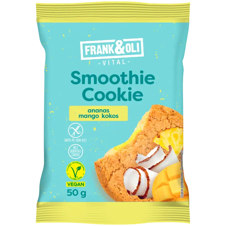 Frank&Oli ananas mango kookos 50g
