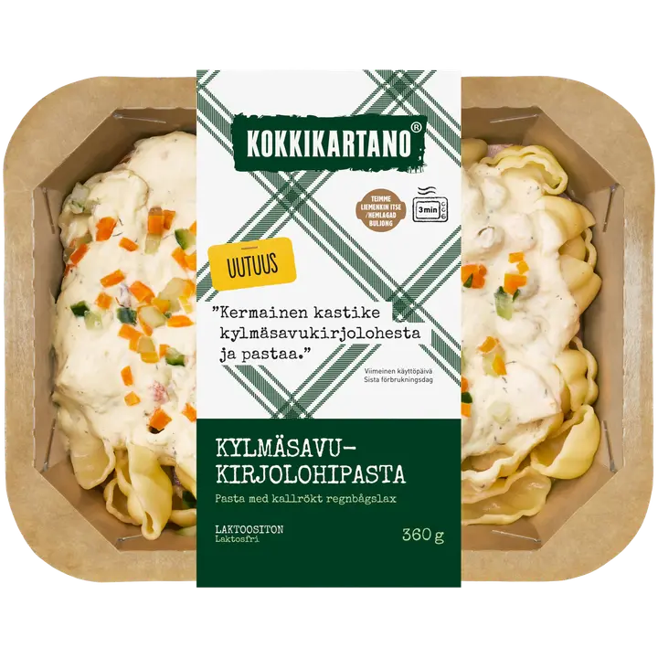 Kokkikartano Kylmäsavukirjolohipasta 360g