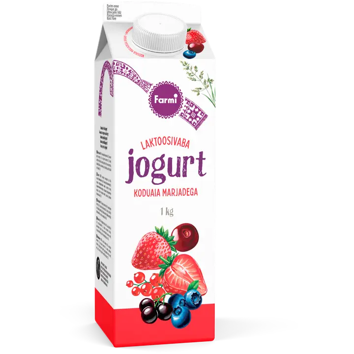 Farmi koduaia marjade jogurt, laktoosivaba, 1 kg