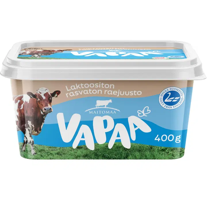 Vapaa Raejuusto 0% laktoositon 400g