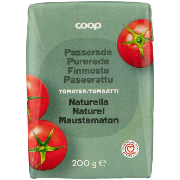 Coop püreestatud tomatid 200g