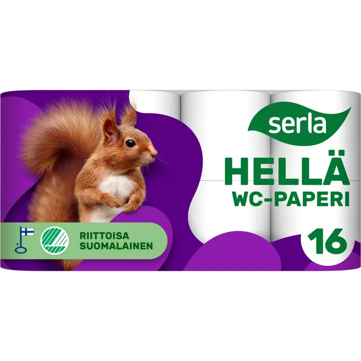 Serla Hellä WC-paperi 16rl valkoinen