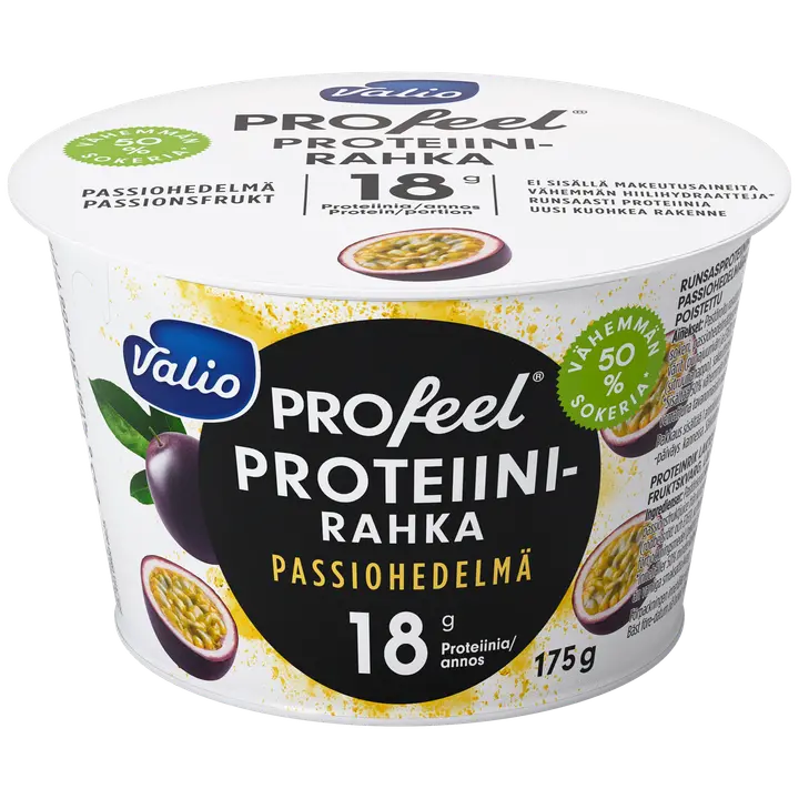 Valio PROfeel® proteiinirahka 175 g passiohedelmä vähemmän hiilihydraatteja laktoositon