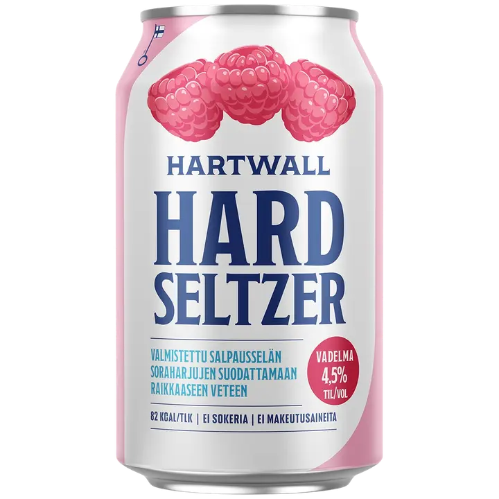 Hartwall Hard Seltzer Raspberry muu alkohoolne jook 4,5%vol 330ml