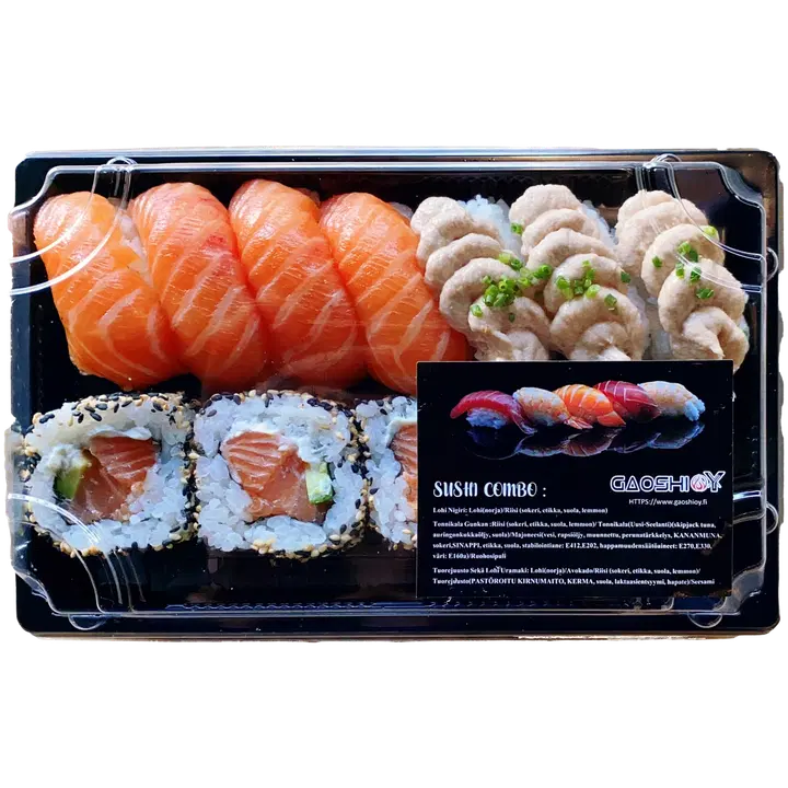 Gaoshi Oy Sushi Combo 1 – Tuore ja kevyt, gluteeniton