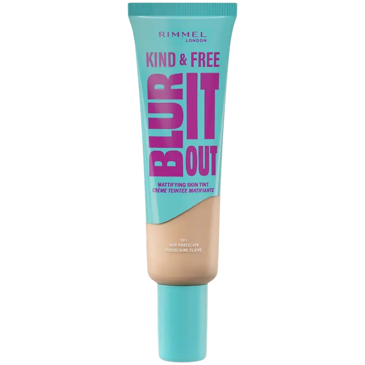 Rimmel London Kind & Free Matte Skin Tint 30 ml, 1 Fair Porcelain meikkivoide